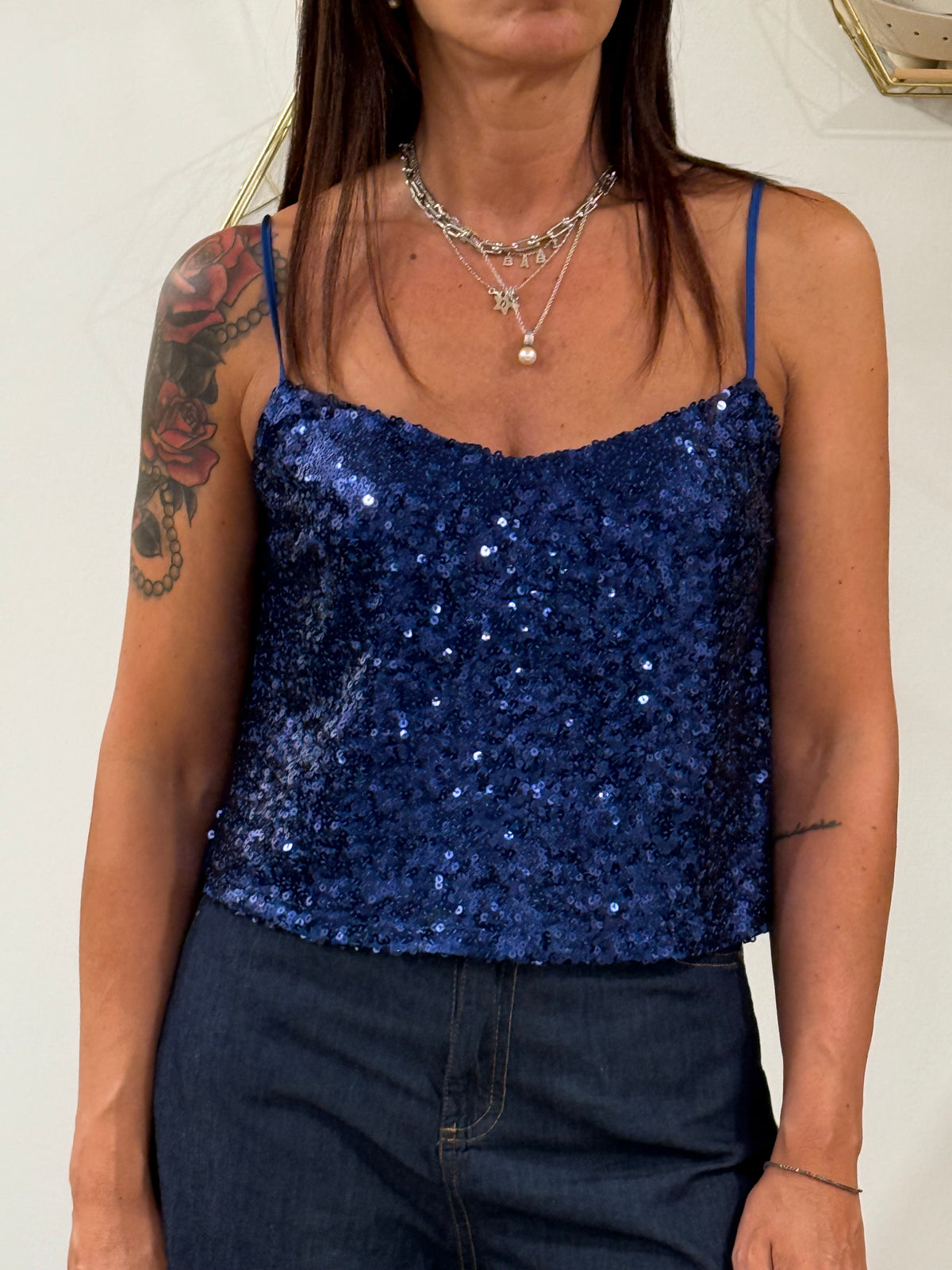 TOP PAILLETTES