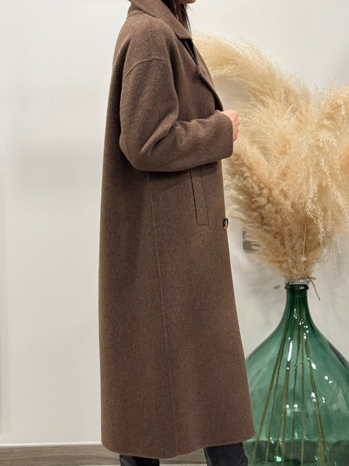 CAPPOTTO DOPPIOPETTO CON REVERS E TASCHE