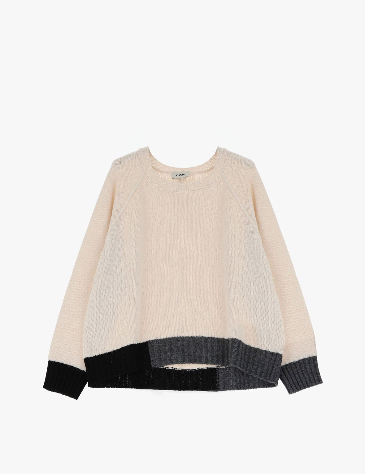 PULLOVER CON BLOCCHI DI COLORE