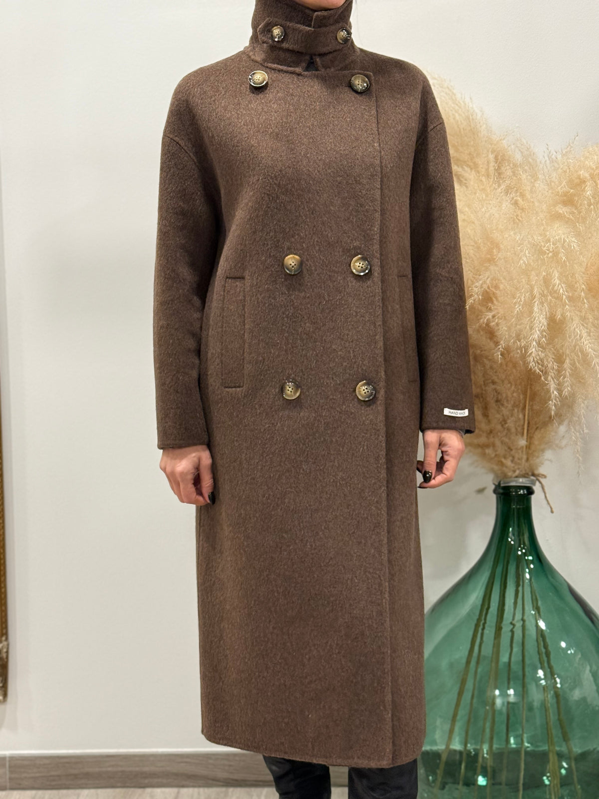 CAPPOTTO DOPPIOPETTO CON REVERS E TASCHE