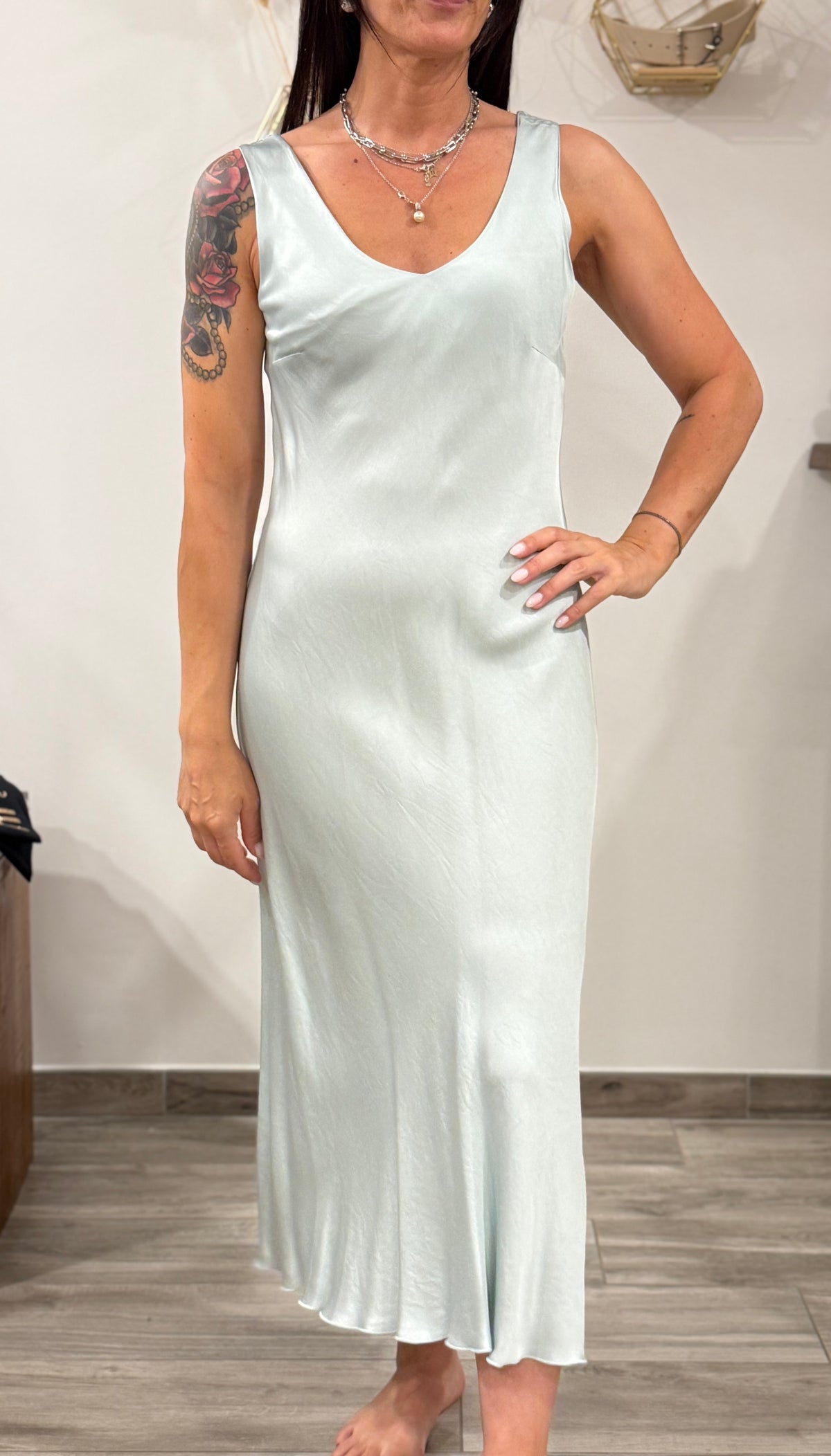 ABITO SLIP DRESS(variante colore)