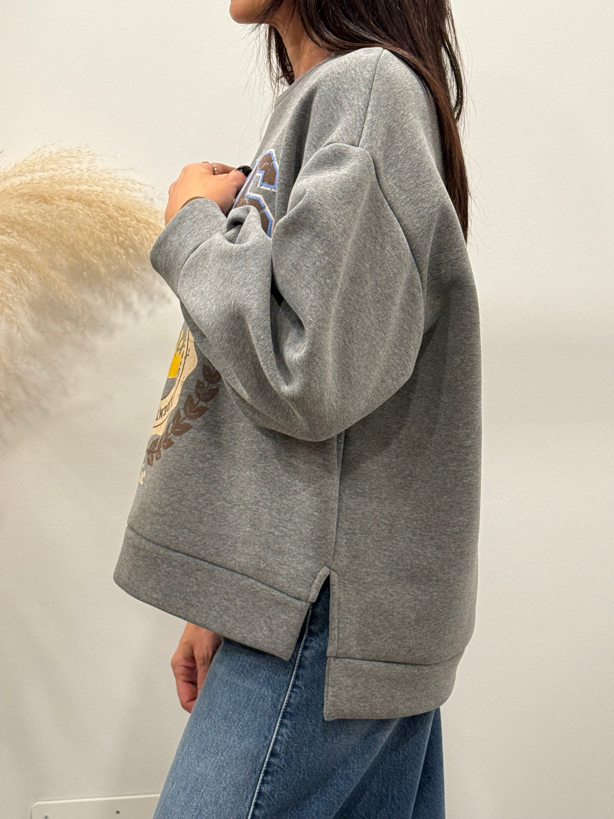 FELPA CON STAMPA RETRO VINTAGE