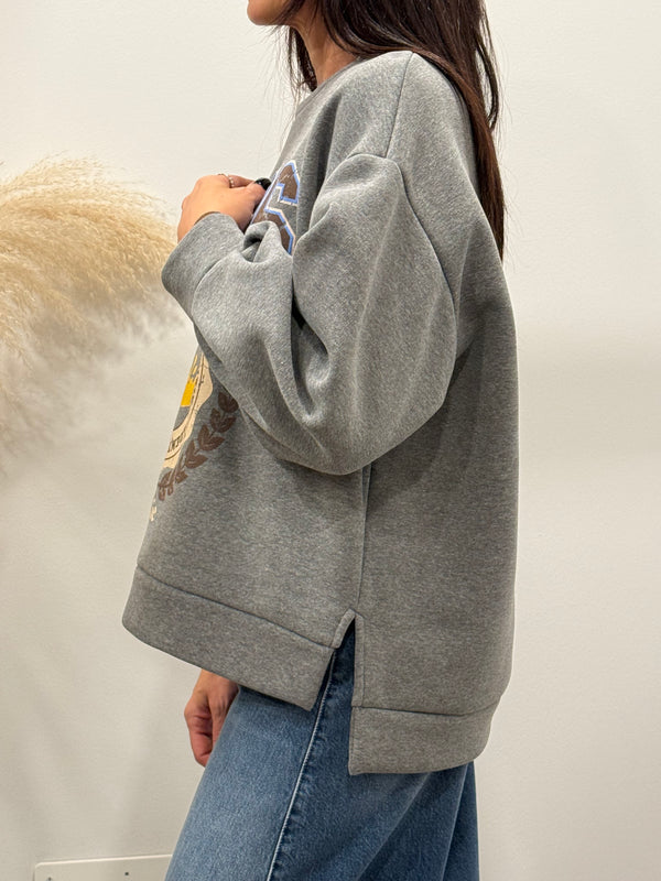 FELPA CON STAMPA RETRO VINTAGE