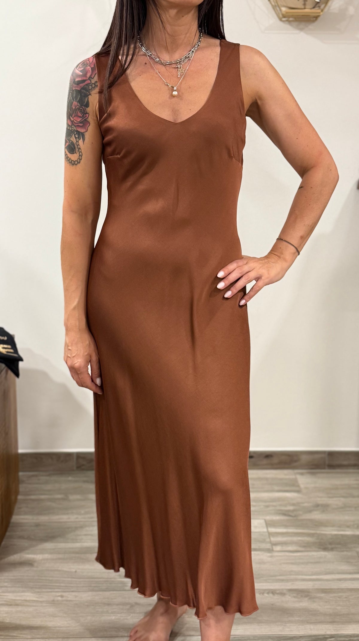 ABITO SLIP DRESS(variante colore)