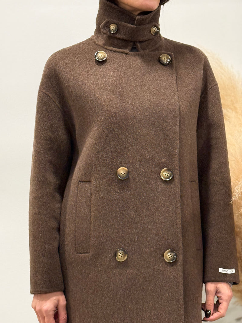 CAPPOTTO DOPPIOPETTO CON REVERS E TASCHE