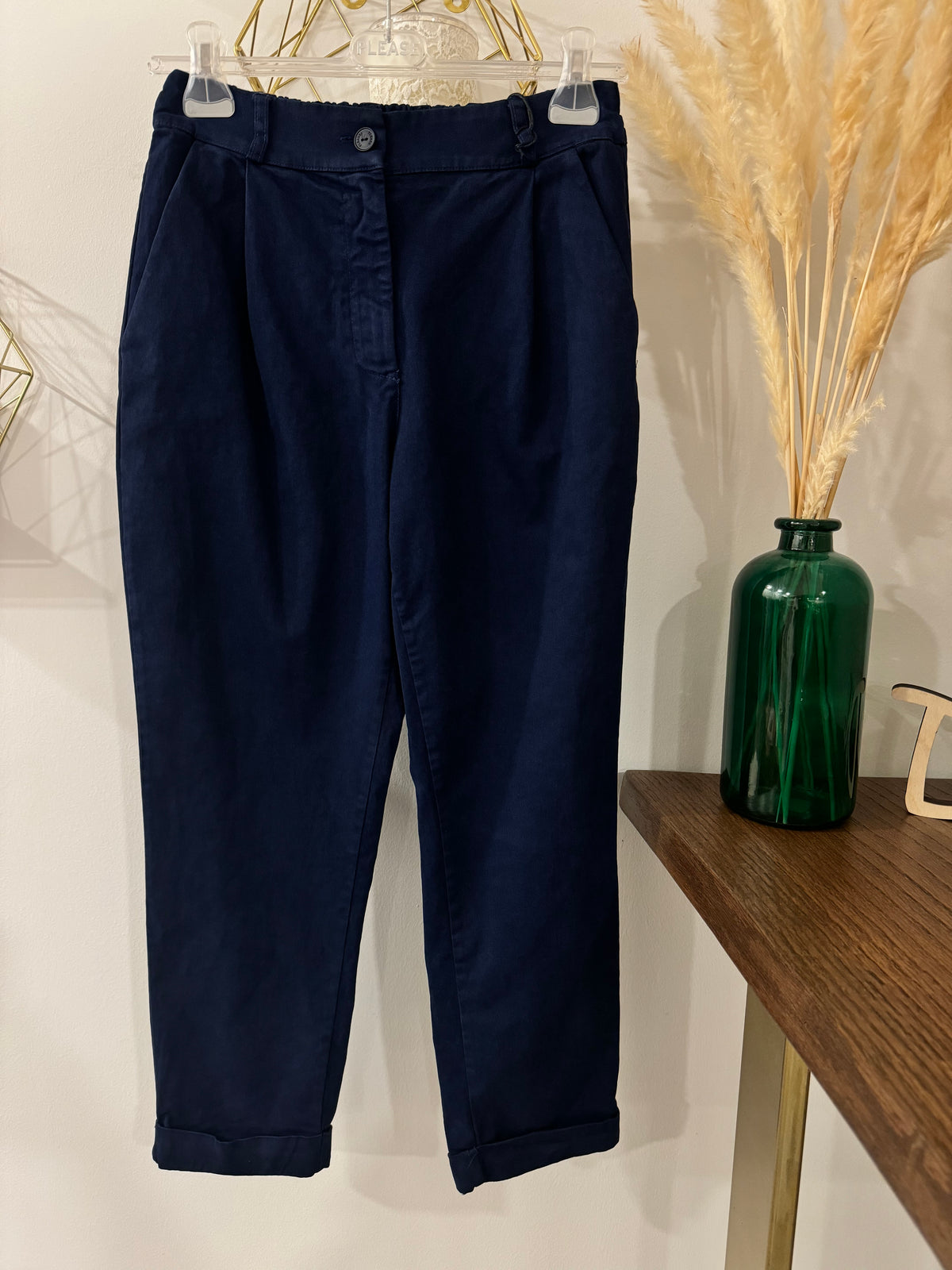 PANTALONI CHINO CON RISVOLTO ALLA CAVIGLIA