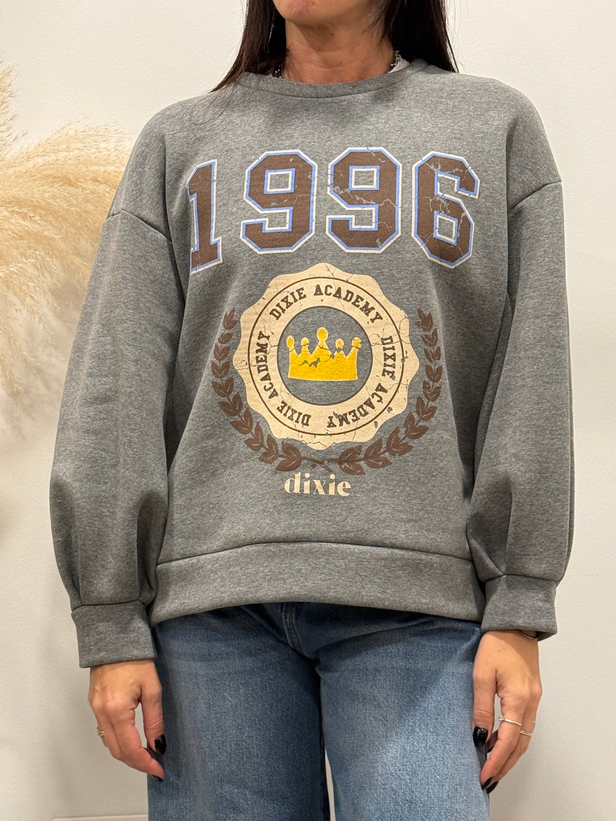 FELPA CON STAMPA RETRO VINTAGE