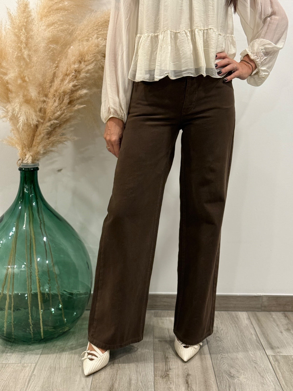 JEANS GAMBA LARGA (variante colore)