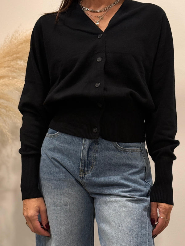 CARDIGAN CON FASCIA IN VITA (variante colore)