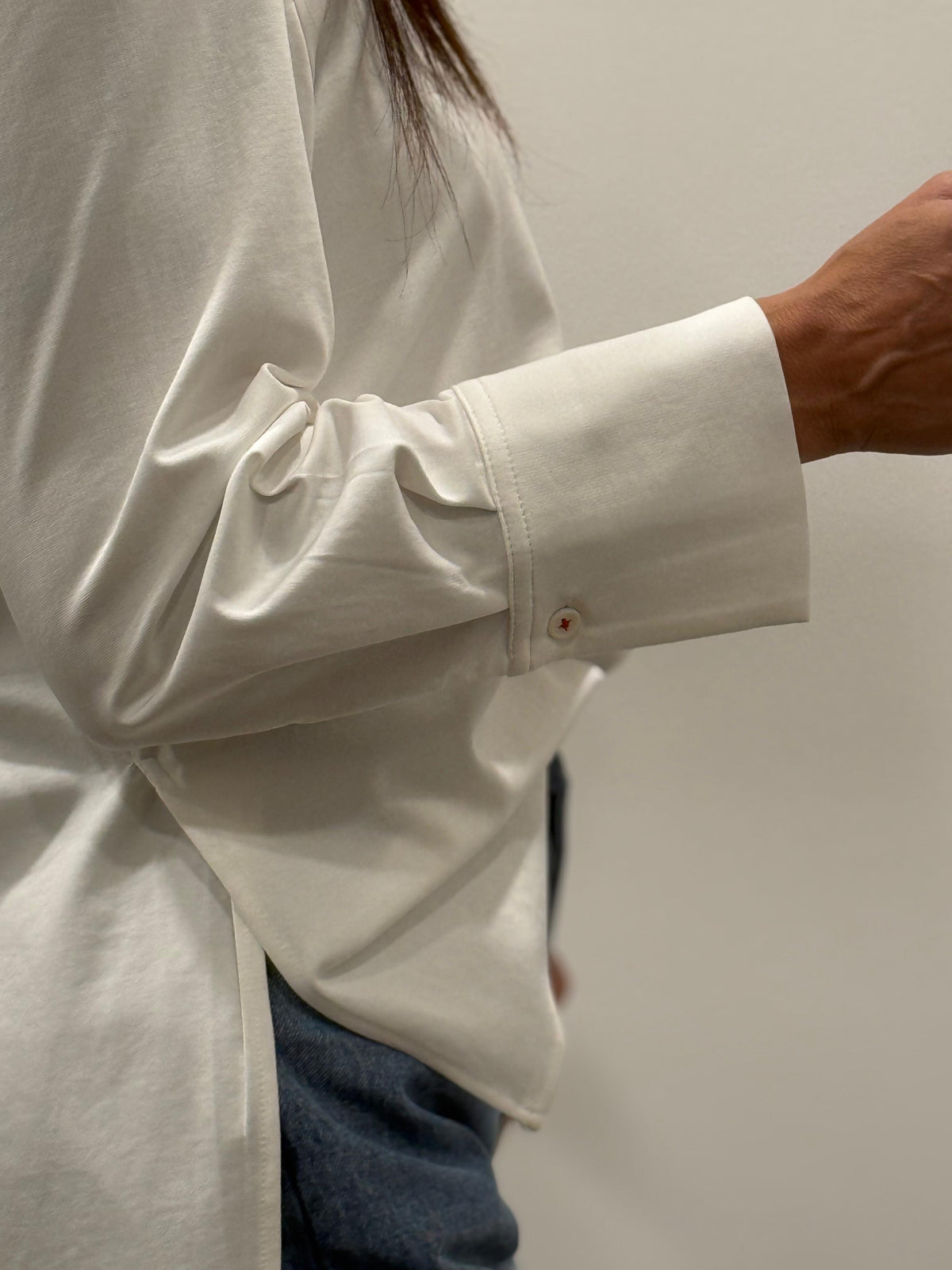 T-SHIRT MANICA A CAMICIA