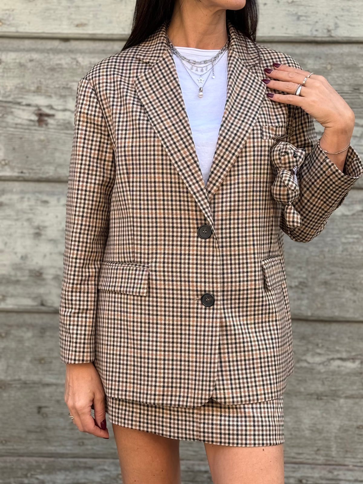 BLAZER OVERSIZE MONOPETTO TEDDY