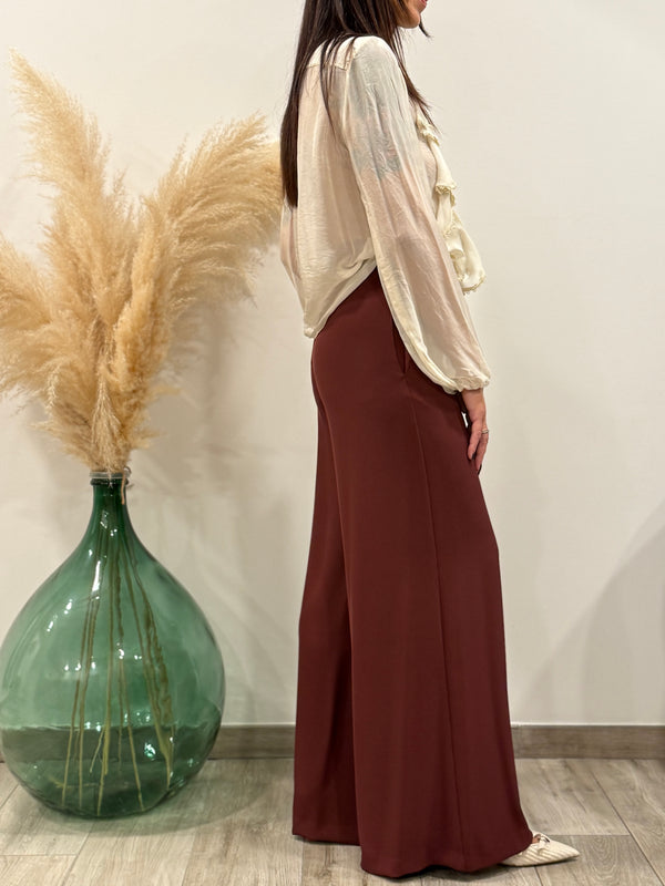 PANTALONE FLUIDO GAMBA LARGA (variante colore)