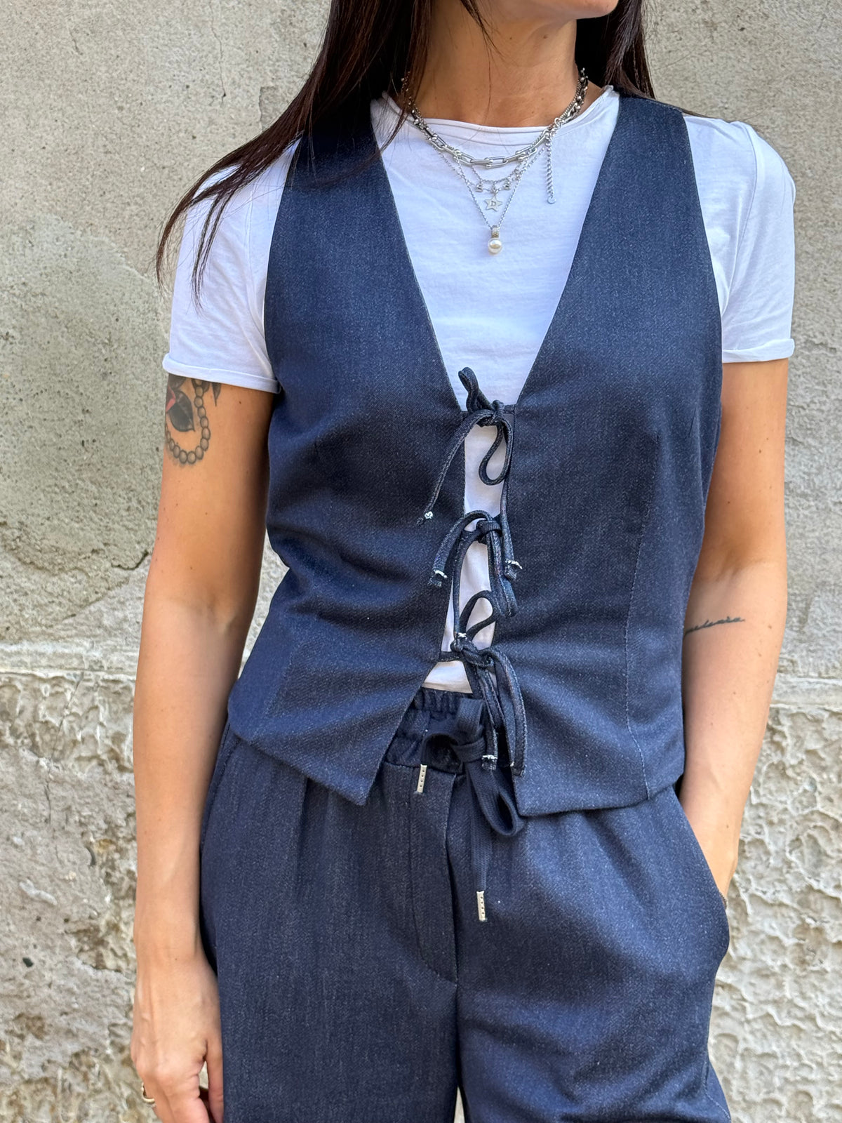 GILET DENIM FIOCCHI