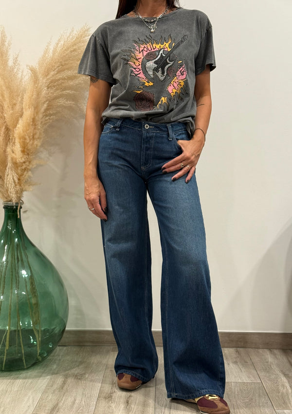 JEANS GAMBA LARGA